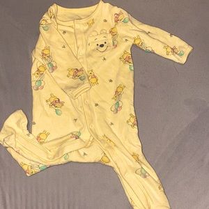 Size: 0-3 Months  Winnie the Pooh long footie
